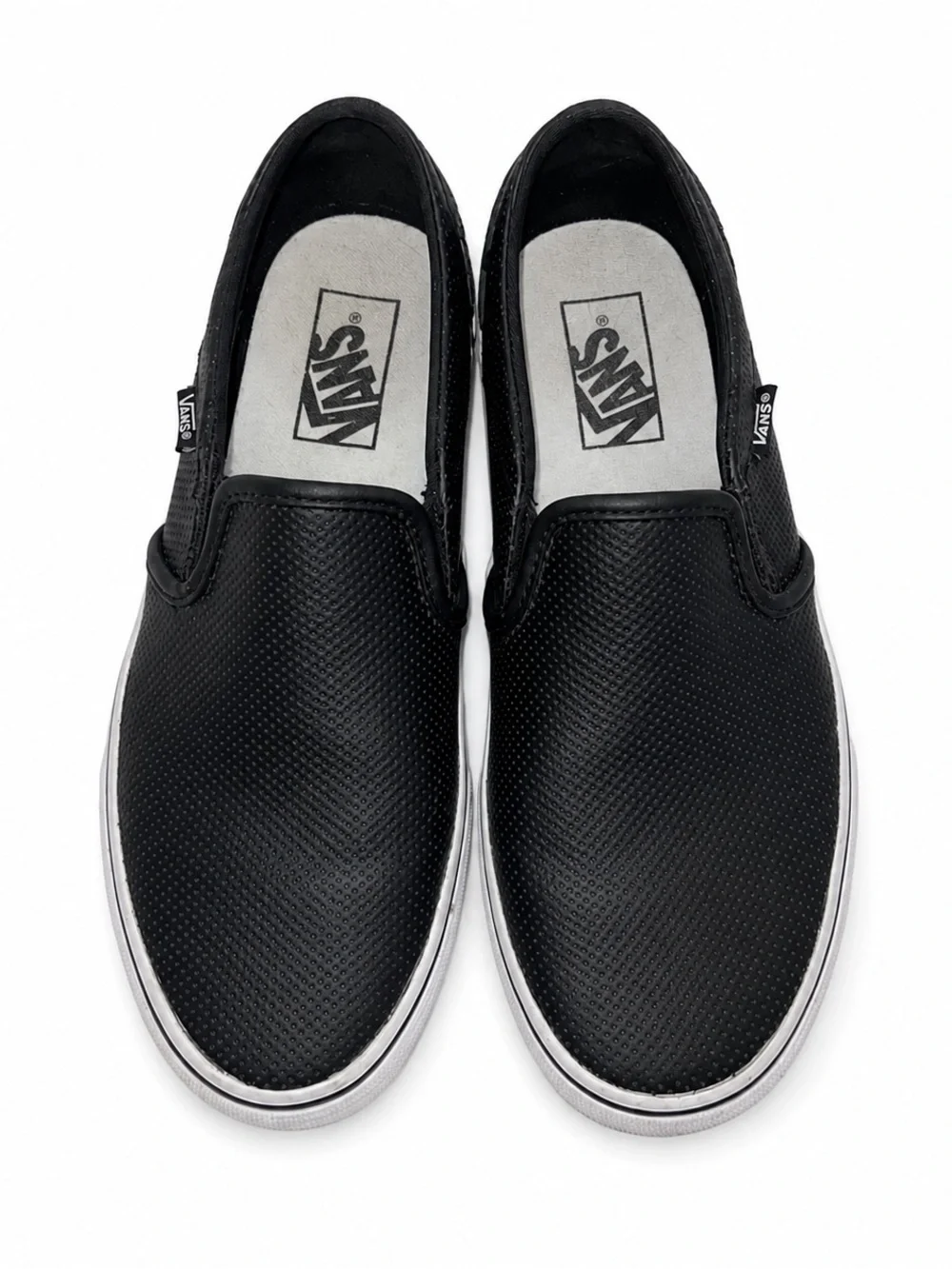 Vans Women’s Asher Perforated Slip On Sneakers Shoes Sz 8.5